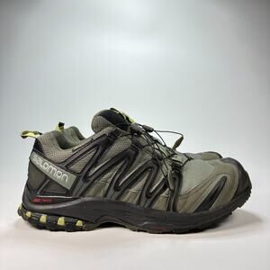 Salomon XA Pro 3D Green Trail Hiking Shoes Quick Lace 393333 Men’s Size 11